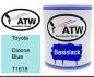 Preview: Toyota, Dionne Blue, T1618: 1L Lackdose, von ATW Autoteile West.